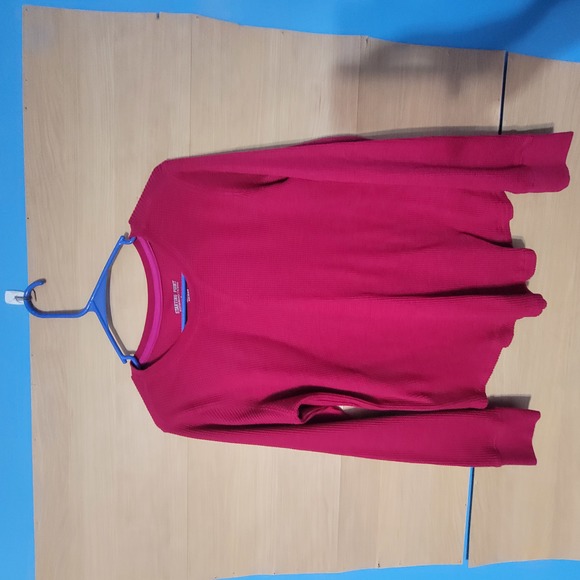 Starting Point | Waffle Knit | Red | Large | Sweater | Womens - Picture 1 of 2